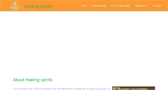 Desktop Screenshot of healingspirits.co.uk