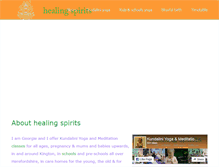 Tablet Screenshot of healingspirits.co.uk